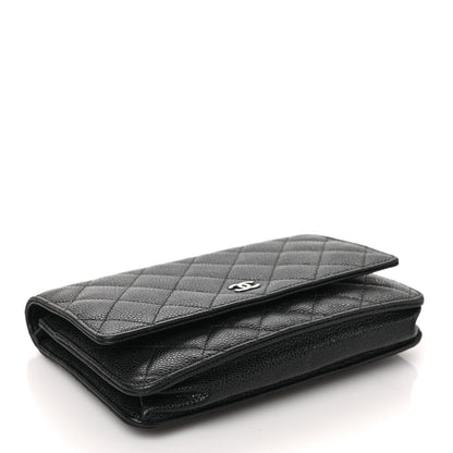 Chanel Caviar Quilted Wallet on Chain WOC Black 4 of 10