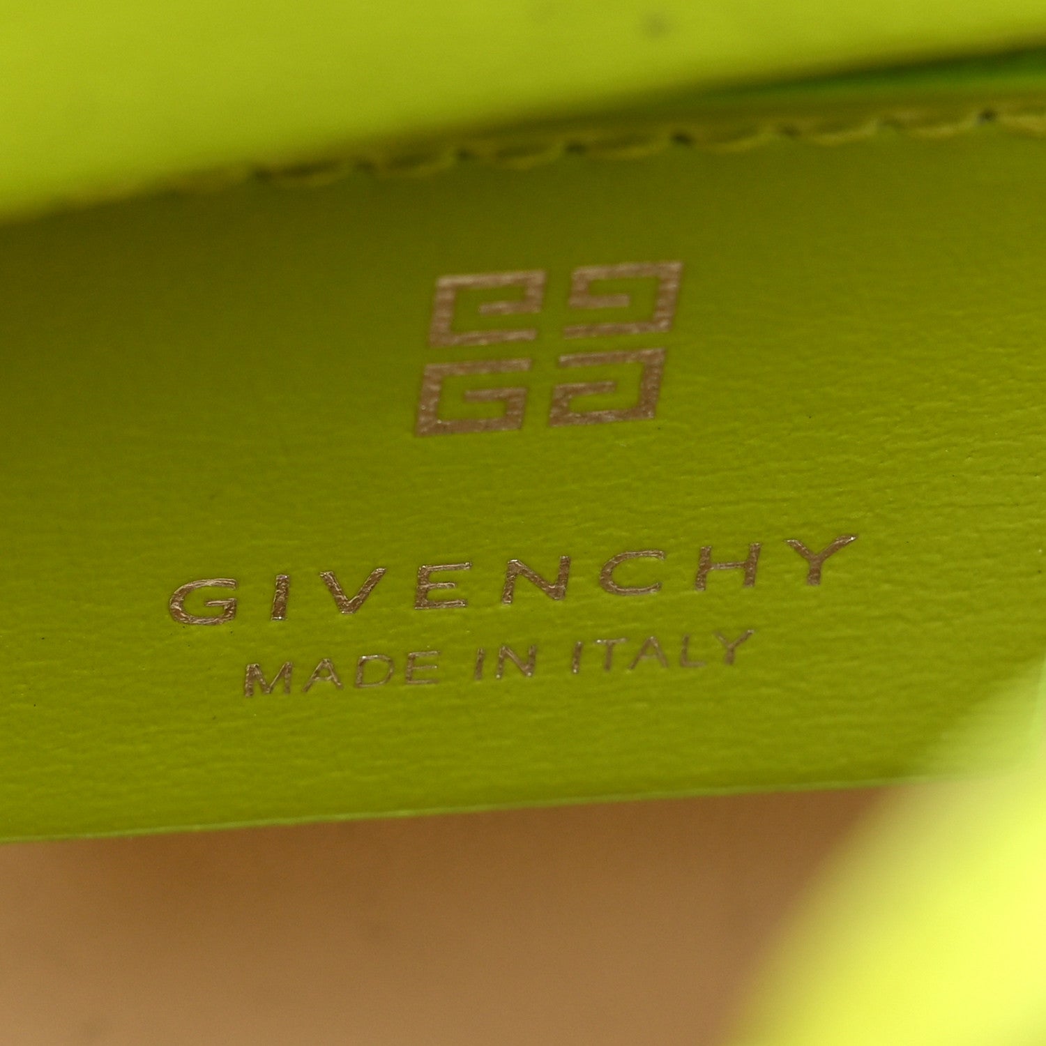 Givenchy Shiny Lord Calfskin Micro Antigona Citrus Green 6 of 13