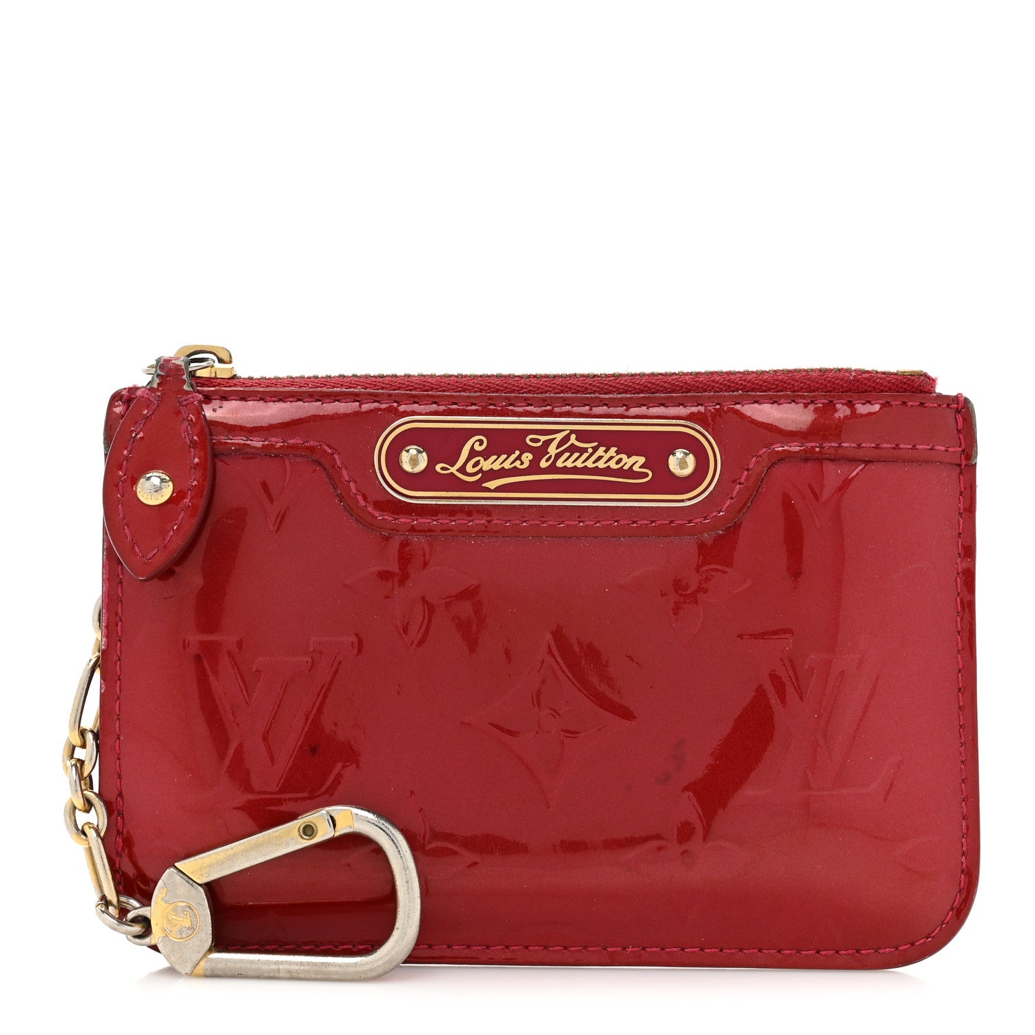 Louis Vuitton Vernis Key Pouch Cherry 1 of 17