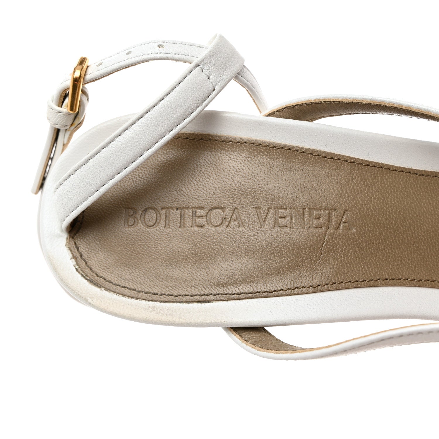 Bottega Veneta Nappa Rope Stretch Multi Strap 90mm Sandals 38 White 6 of 9