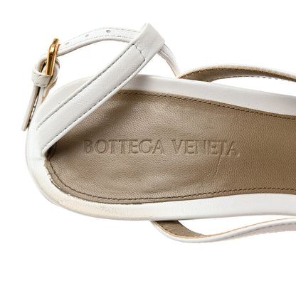Bottega Veneta Nappa Rope Stretch Multi Strap 90mm Sandals 38 White 6 of 9