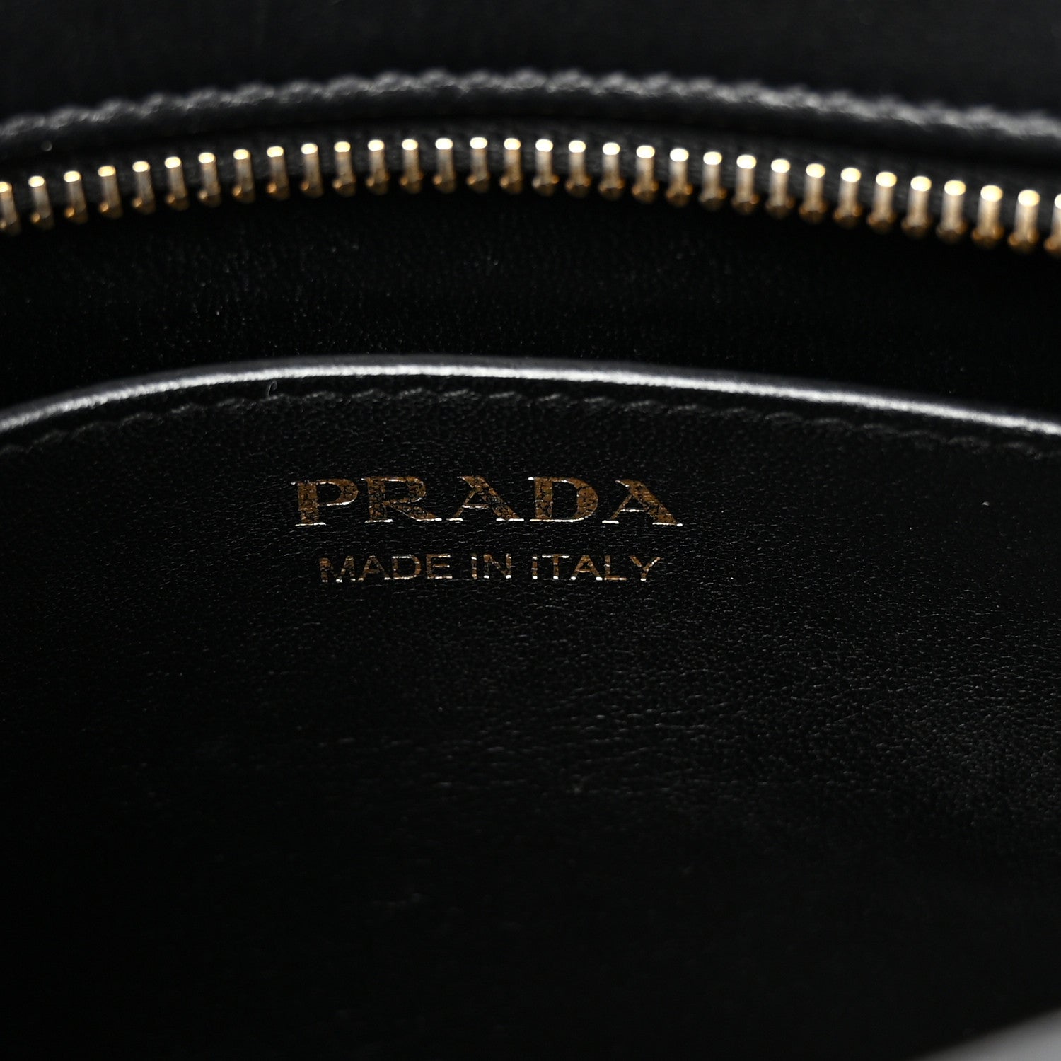 Prada Saffiano Soft Calfskin Bandoliera Bag Fuoco Black 6 of 10