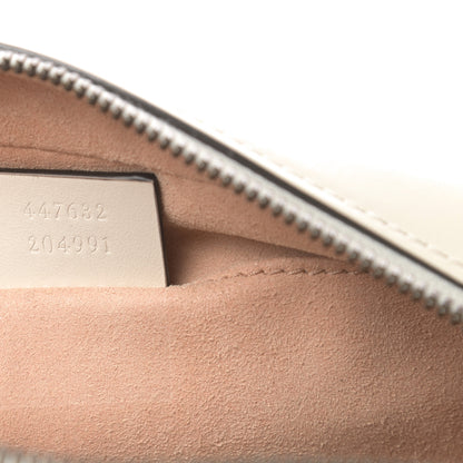 Gucci Calfskin Matelasse Small GG Marmont Chain Shoulder Bag White 7 of 12