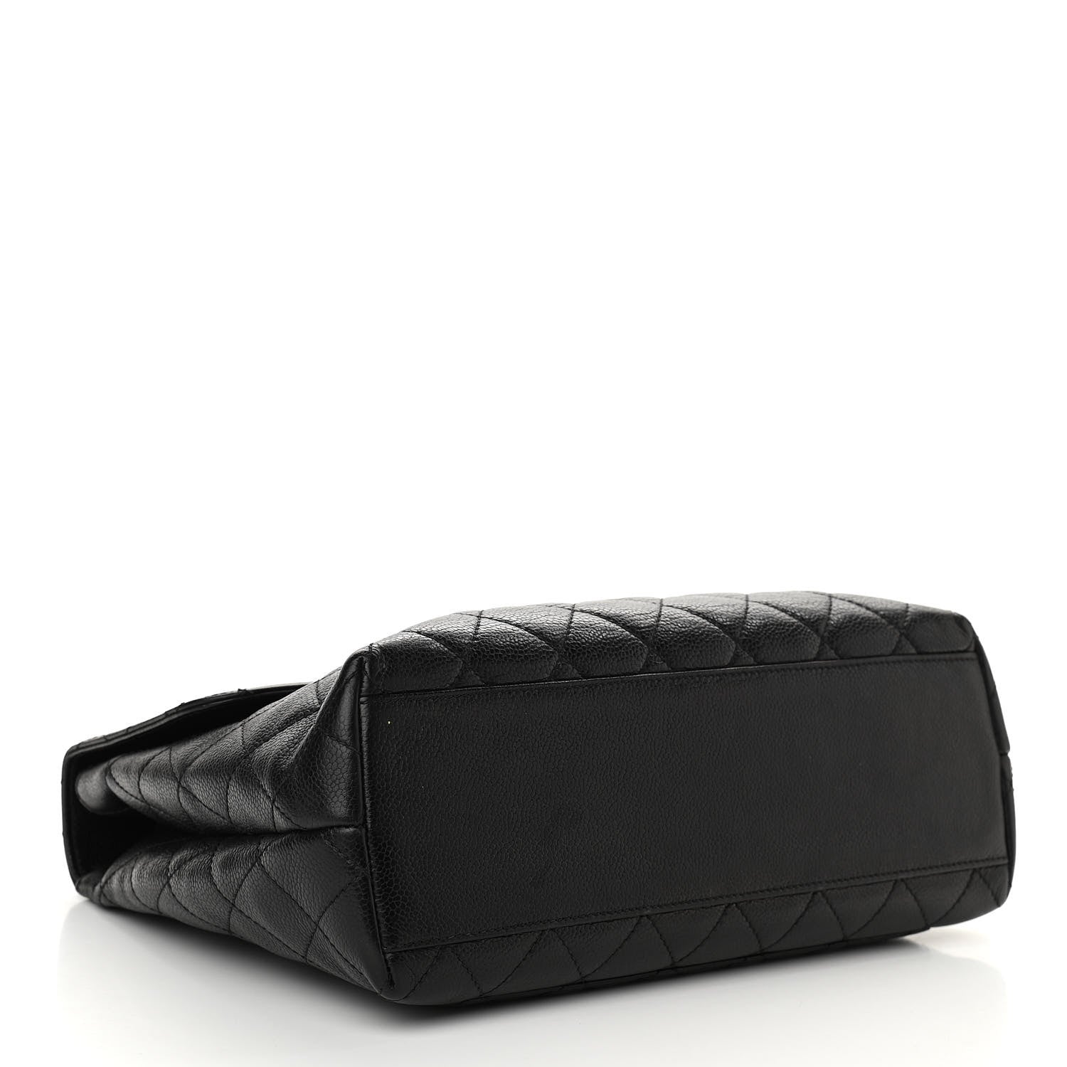 Chanel Caviar Quilted Jumbo Kelly Flap Black 4 of 12