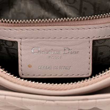 Christian Dior Lambskin Cannage Medium Lady Dior Light Pink 6 of 14