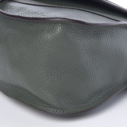 Chloe Calfskin Medium Marcie Satchel Midnight Green 11 of 11