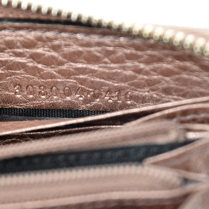 Gucci Metallic Calfskin Soho Zip Around Wallet Pink 7 of 14