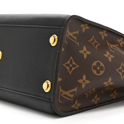 Louis Vuitton Calfskin Monogram On My Side Black 9 of 9
