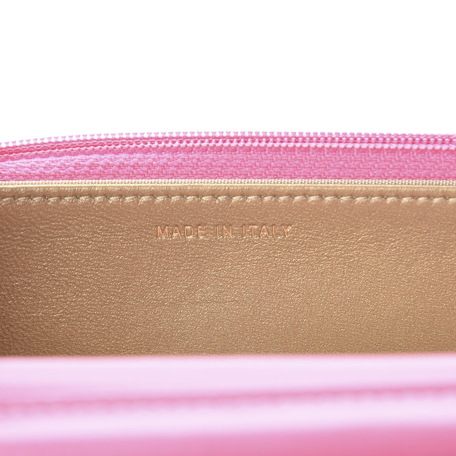 Chanel Lambskin Quilted CC Pearl Crush Wallet on Chain WOC Pink 7 of 9