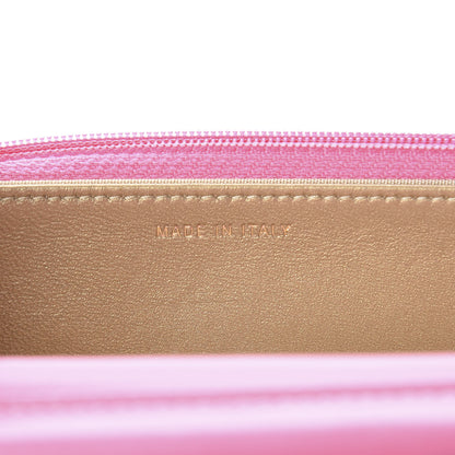 Chanel Lambskin Quilted CC Pearl Crush Wallet on Chain WOC Pink 7 of 9