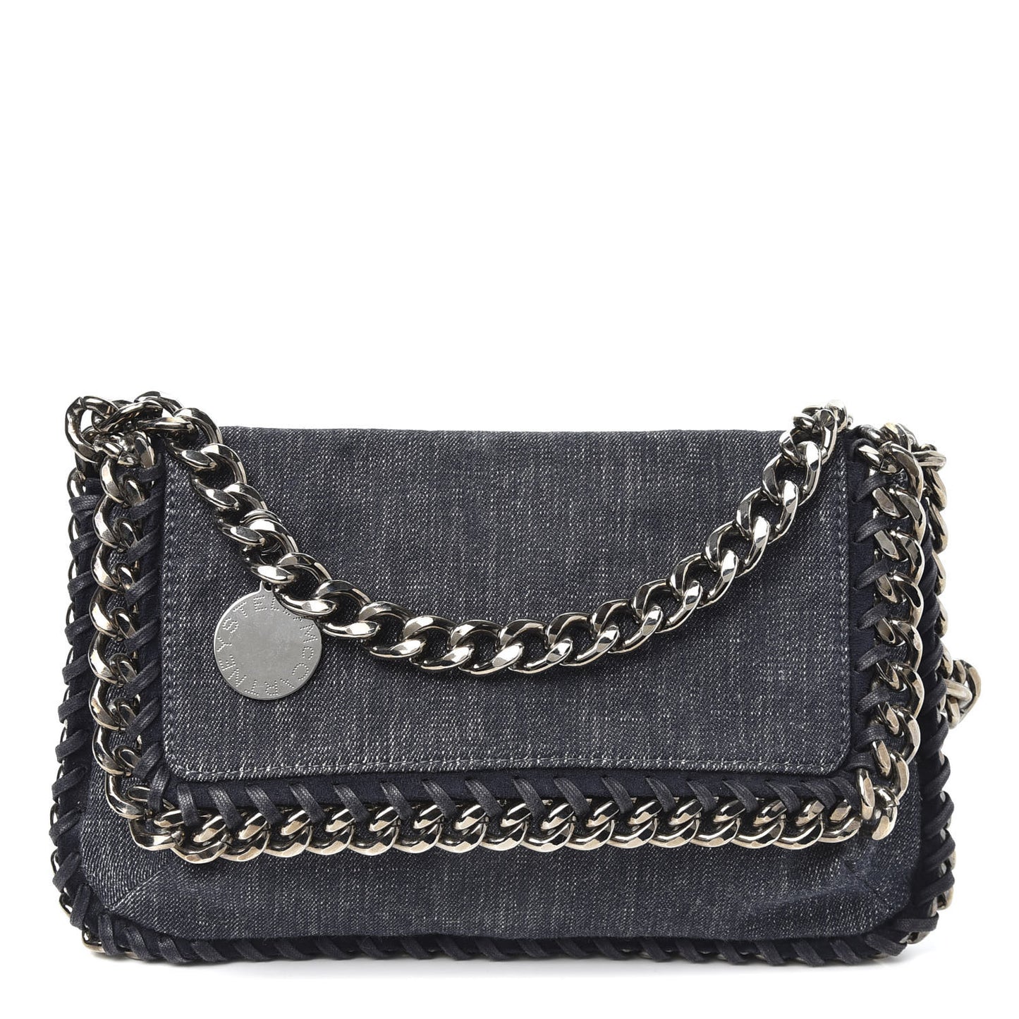 Denim Falabella Clutch Blue
