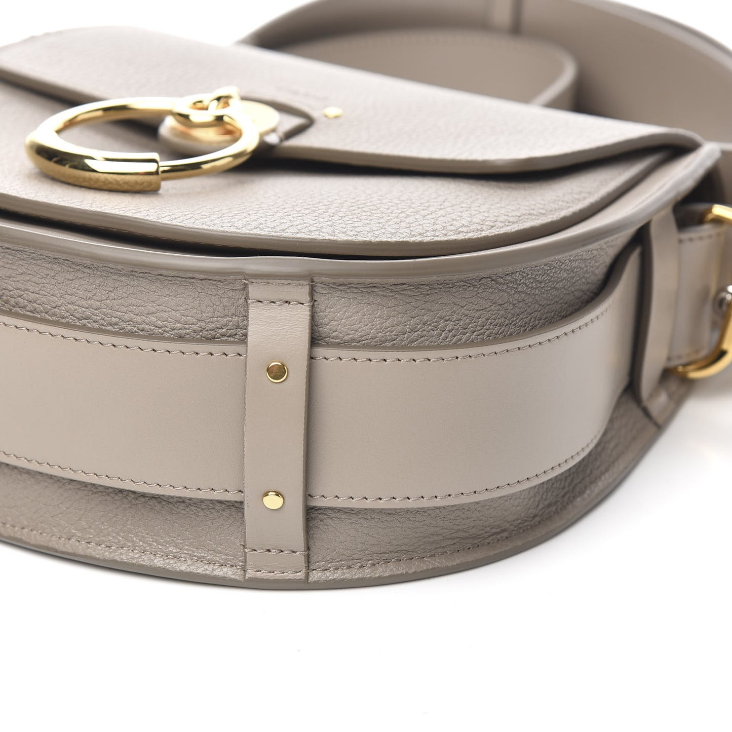Calfskin Large Tess Bag Motty Grey