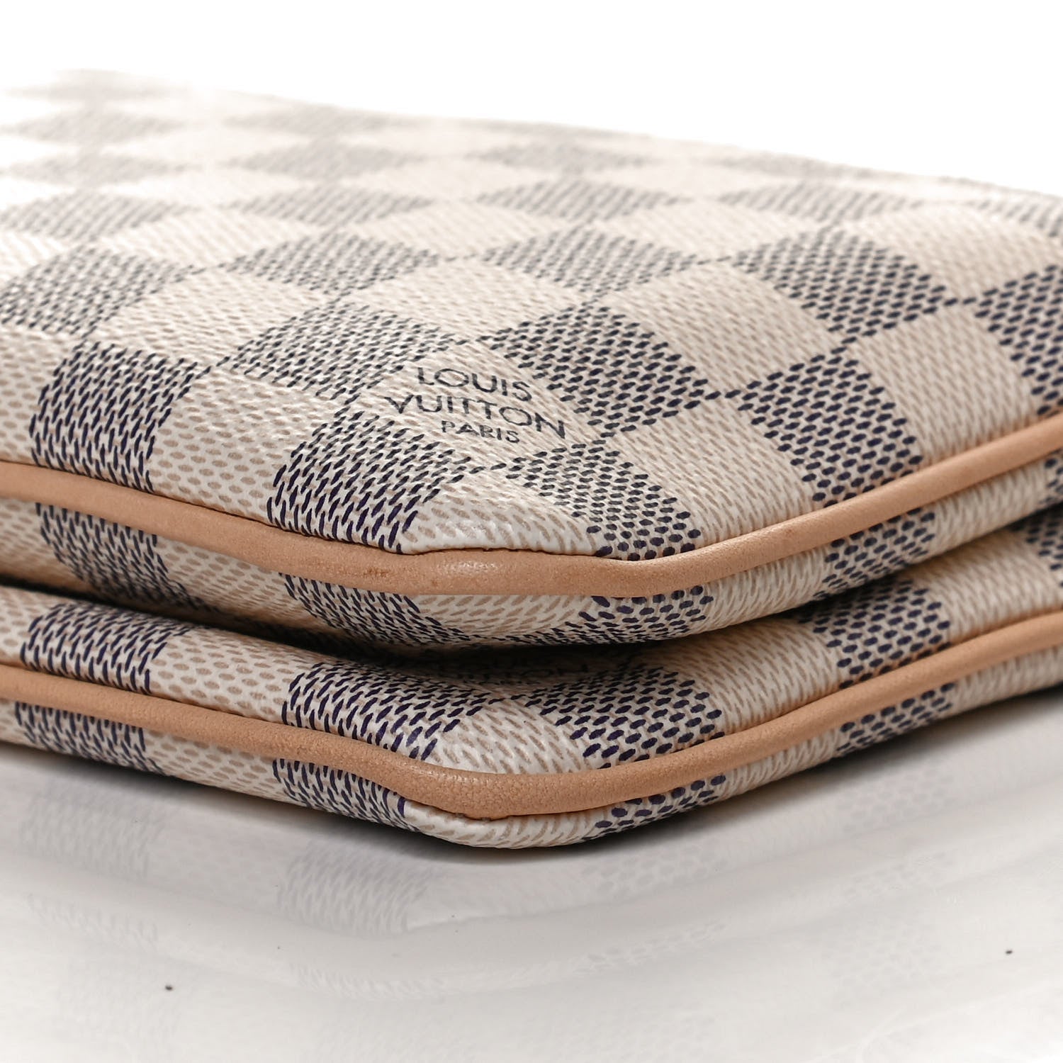 Louis Vuitton Damier Azur Double Zip Pochette 10 of 11