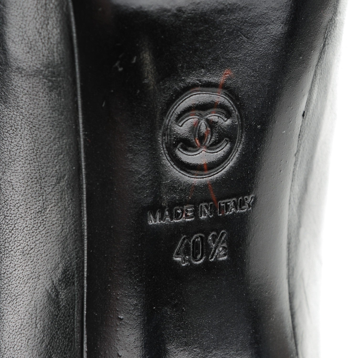 Chanel Lambskin Lacets Cap Toe Booties 40.5 Black 6 of 9