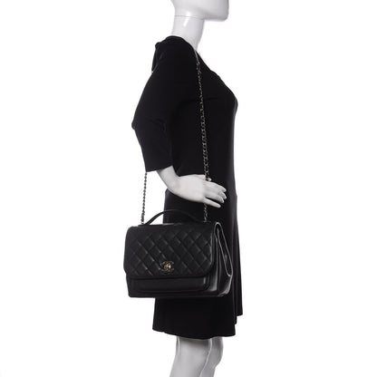Chanel Caviar Quilted Large Business Affinity Flap Black 2 of 11
