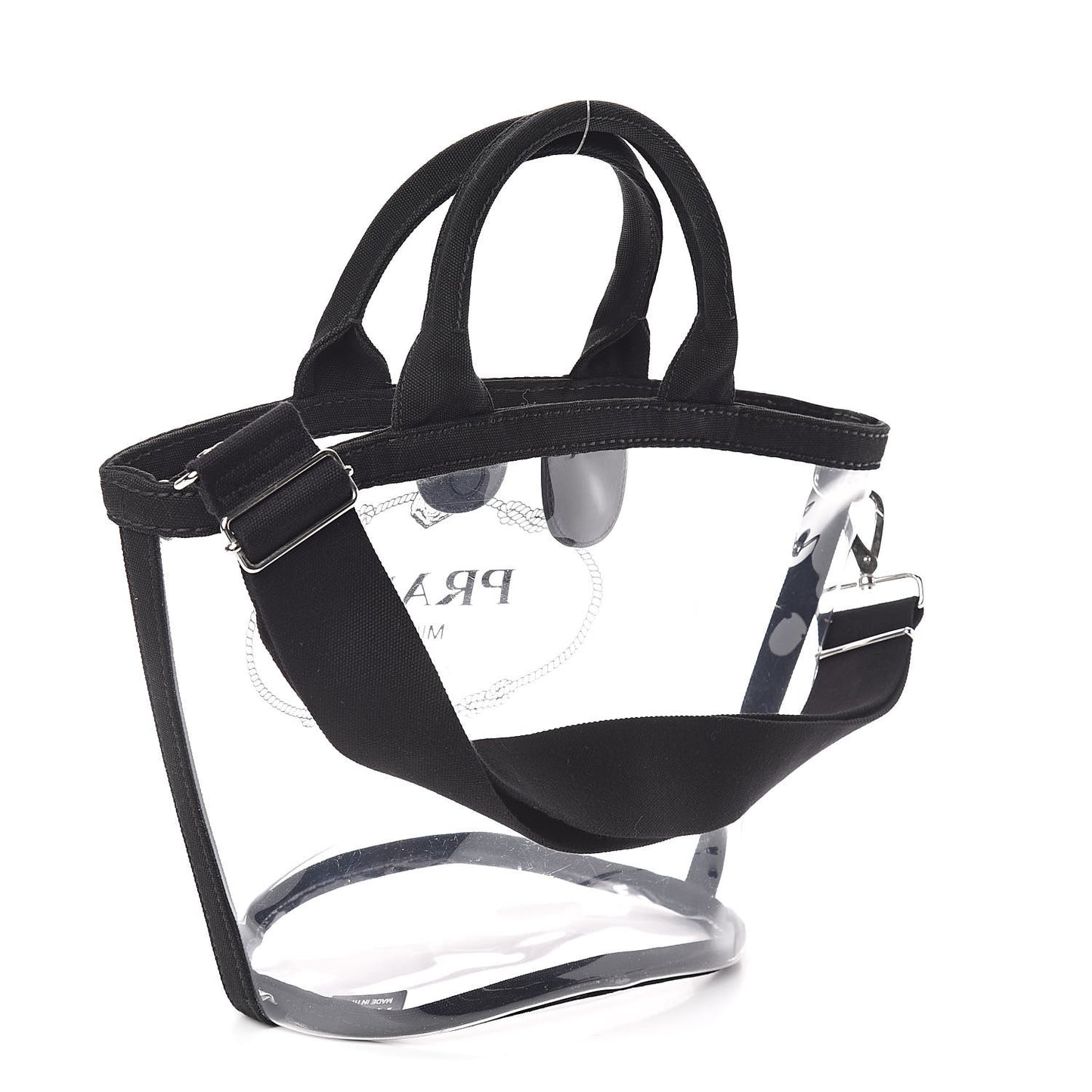 Plexiglass Canapa Small Shopper Tote Black