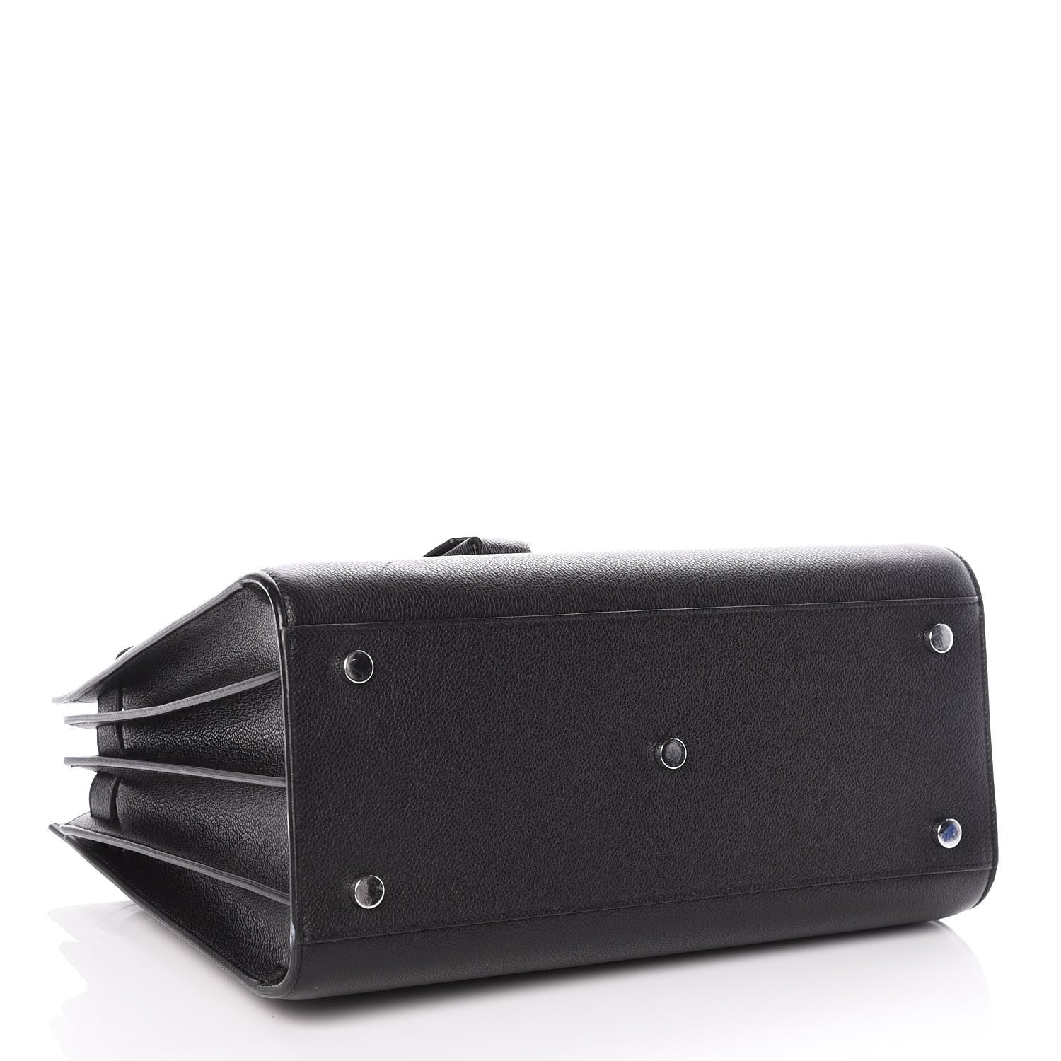 Saint Laurent Grained Calfskin Small Sac De Jour Black 4 of 9