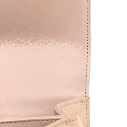Chanel Glazed Calfskin Quilted Mini Straight Lined Flap Beige 11 of 12