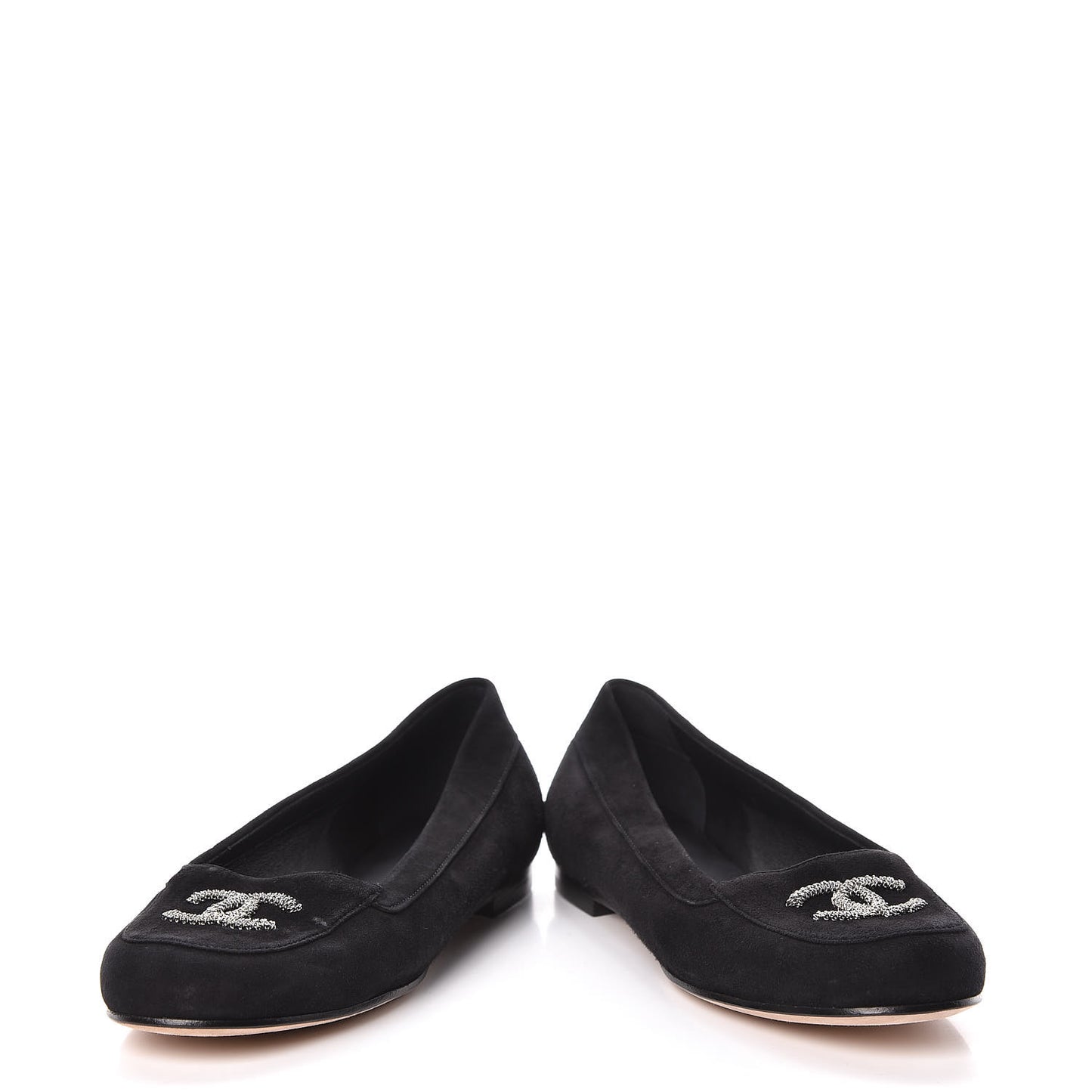 Kid Suede CC Flats 37.5 Black