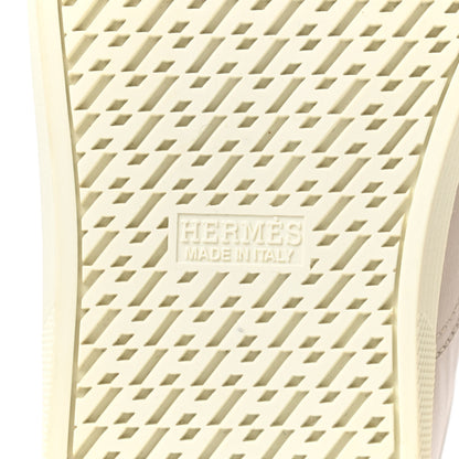 Hermes Calfskin Pegase Pop Quicker Sneakers 36.5 Beige Multicolor 6 of 8