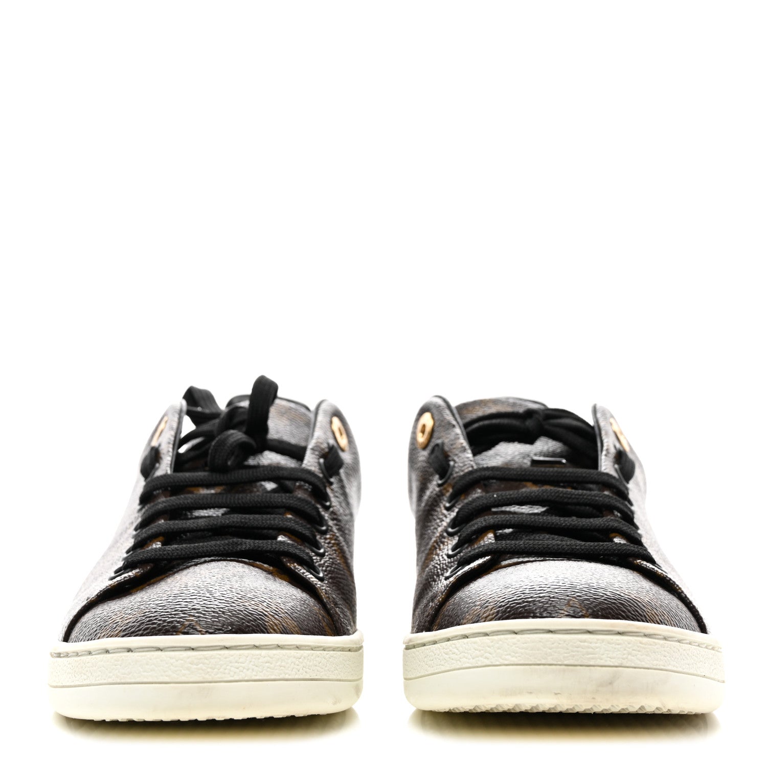 Louis Vuitton Patent Monogram Frontrow Sneakers 38.5 2 of 10