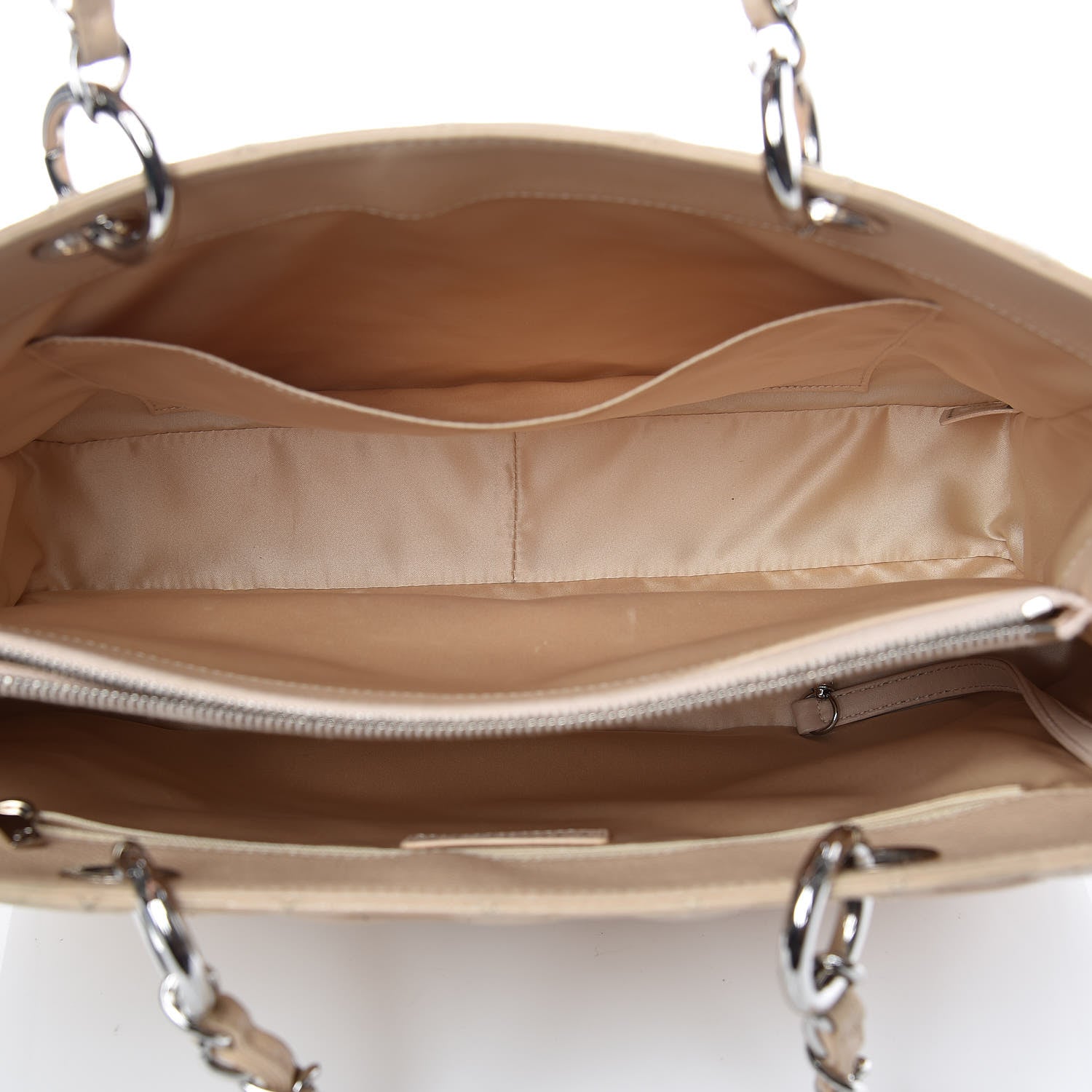 Chanel Caviar Quilted Grand Shopping Tote GST Beige Clair 7 of 9