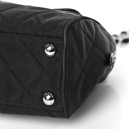 Prada Nylon Tessuto Impuntu Quilted Flap Black 10 of 11