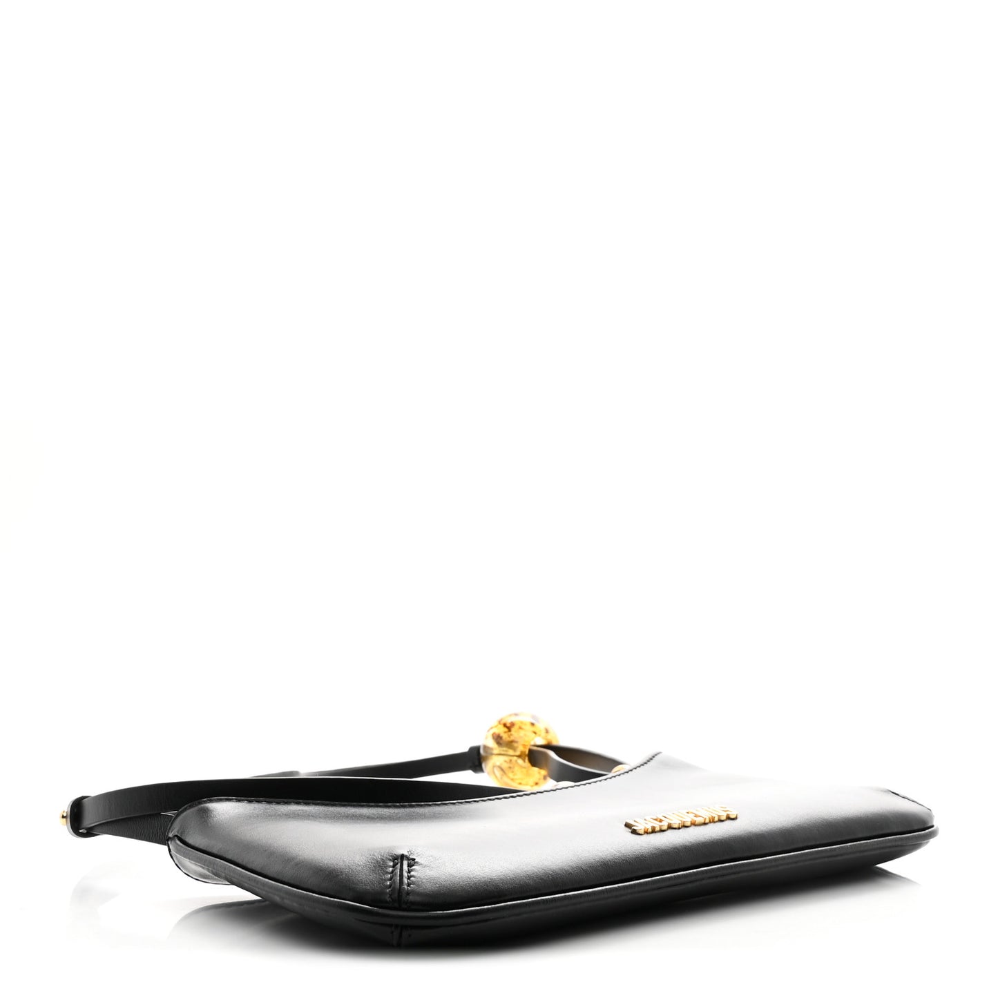 Smooth Calfskin Le Bisou Perle Black