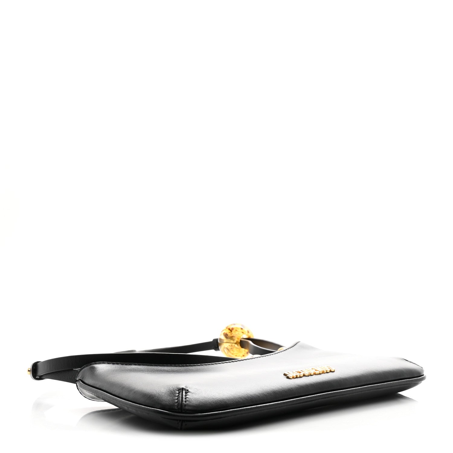 Jacquemus Smooth Calfskin Le Bisou Perle Black 4 of 9