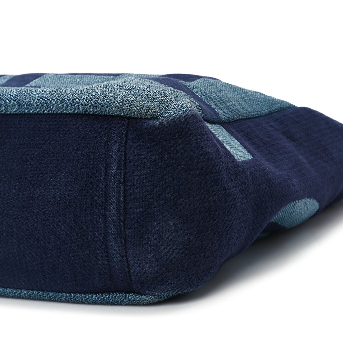Canvas Large Shopping Tote Dark Blue