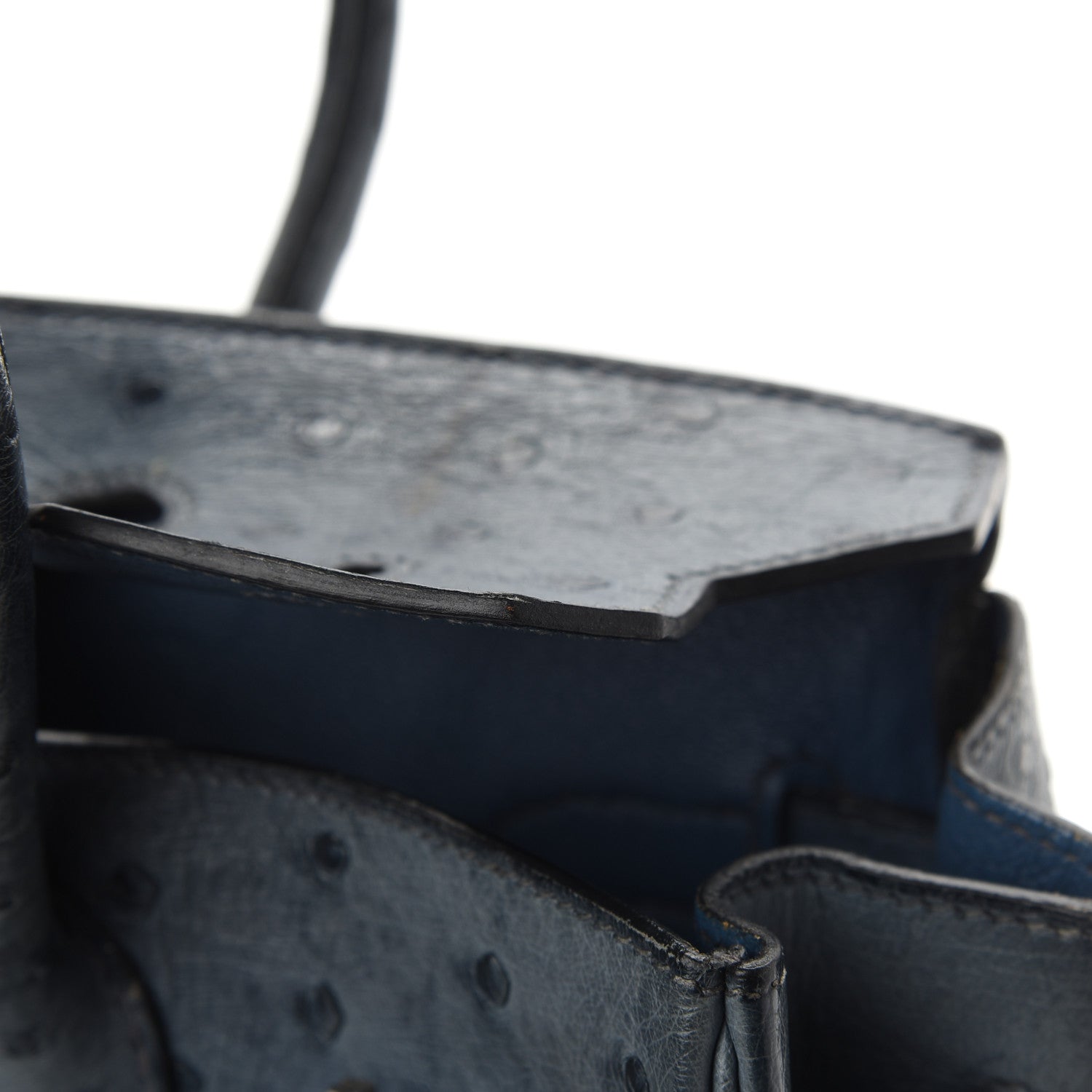 Hermes Ostrich Birkin 30 Bleu Roi 14 of 25
