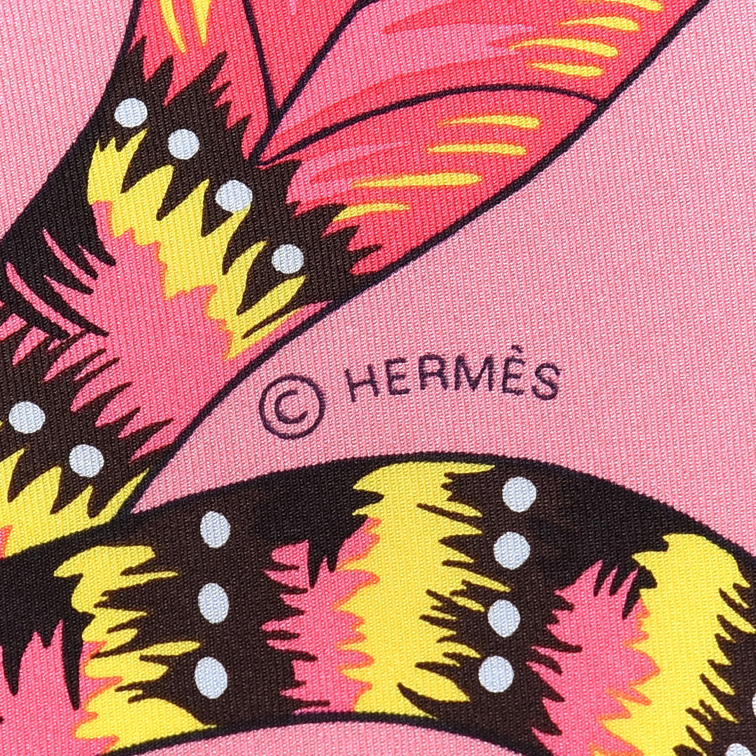 Hermes Silk The Savana Dance Wash 140 Scarf Rose Malabar Jaune Vieux Rose 5 of 6