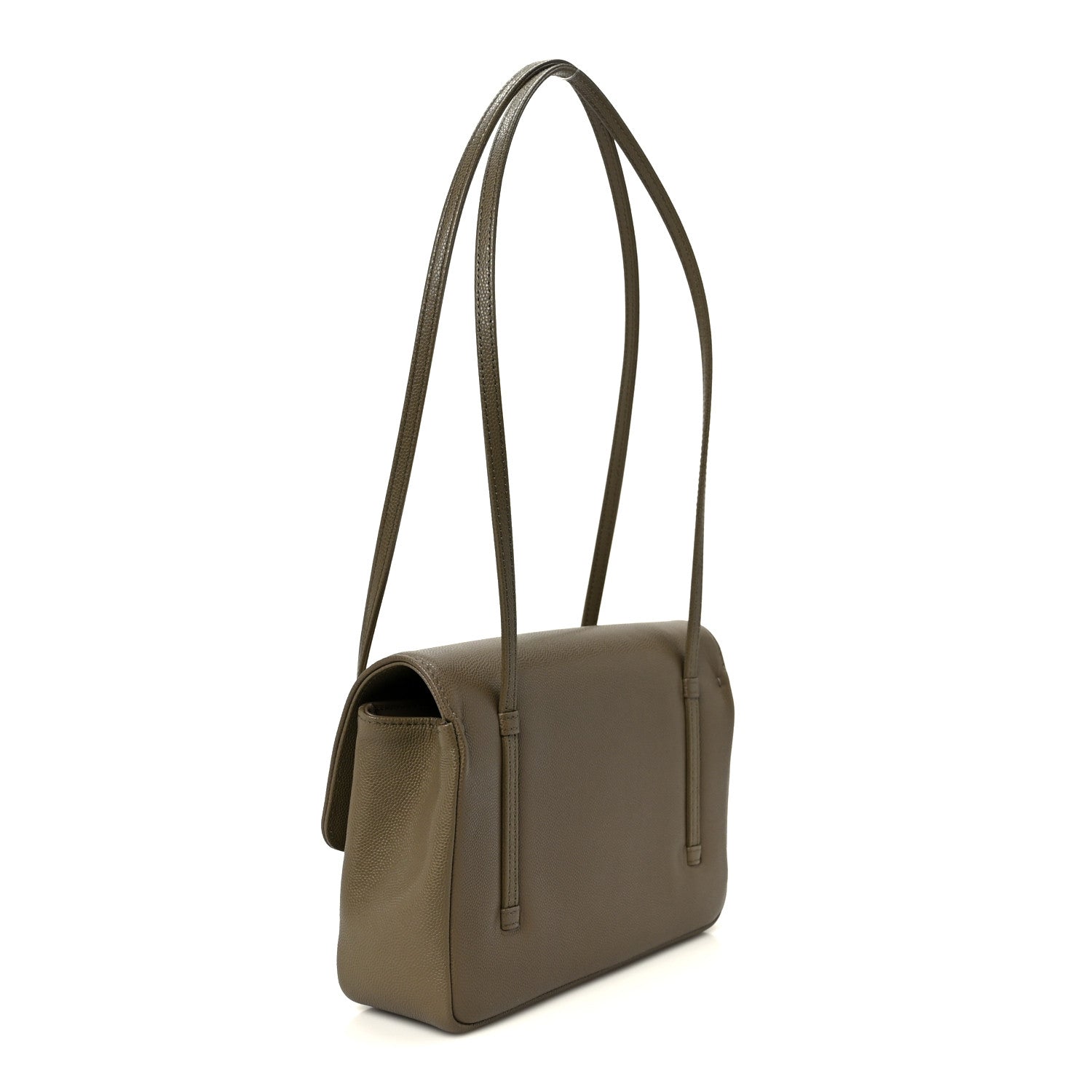 Chanel Shiny Caviar Preppy Coco Small Flap Dark Khaki 2 of 11