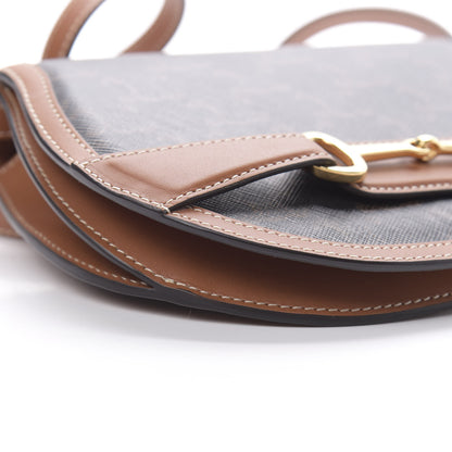 Celine Triomphe Canvas Small Crecy Bag Tan 10 of 12