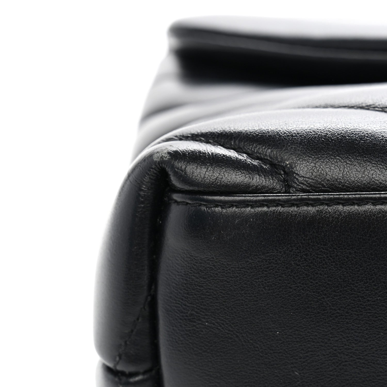 Saint Laurent Calfskin Y Quilted Monogram Small Loulou Chain Satchel Black 11 of 12