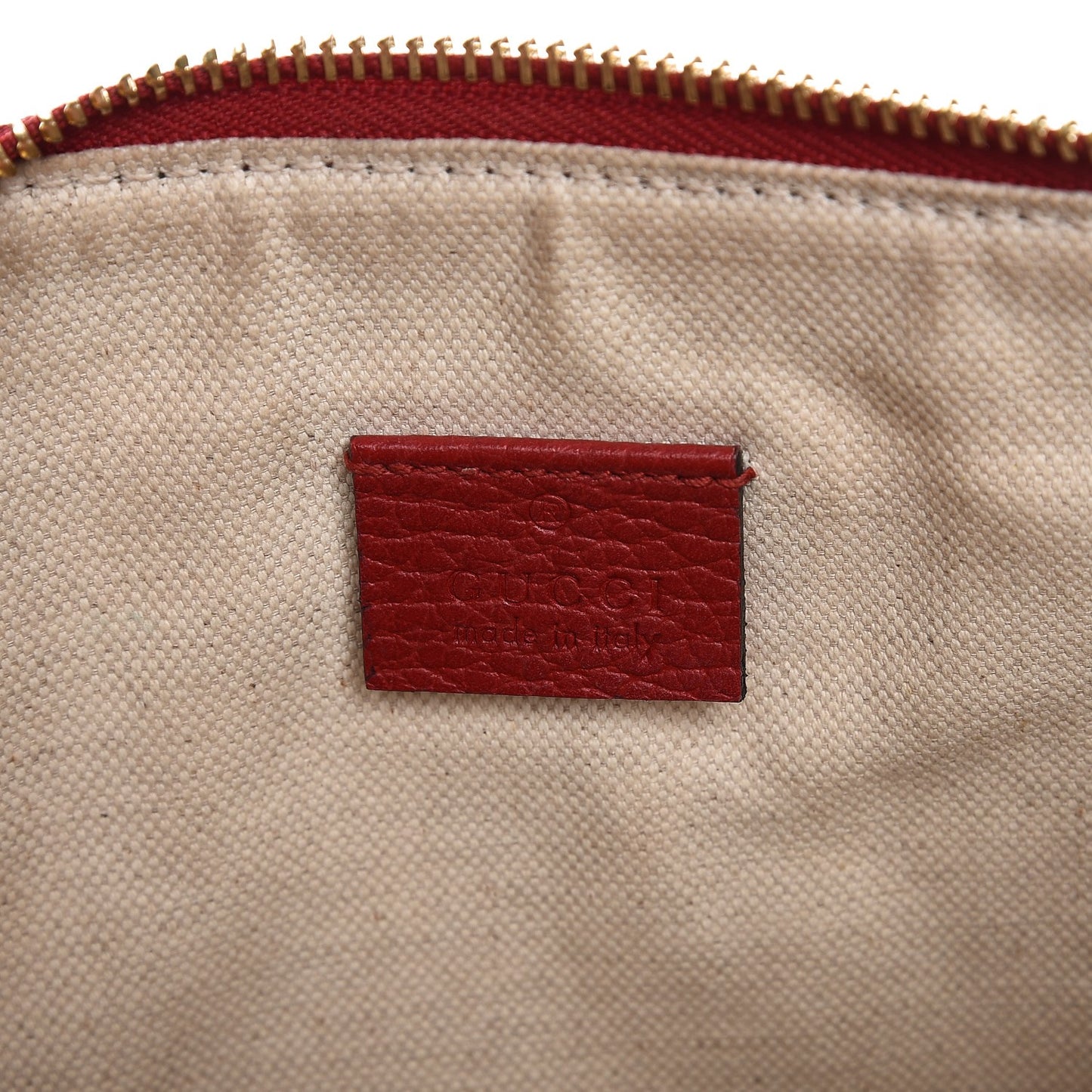 Pebbled Calfskin Kingsnake Print Clutch Red