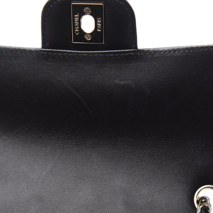 Chanel Lambskin Chevron Quilted Mini Rectangular Flap Black 9 of 10