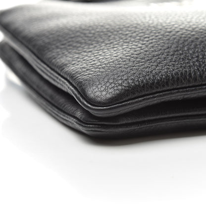 Prada Vitello Daino Double Zip Crossbody Bag Black 10 of 11