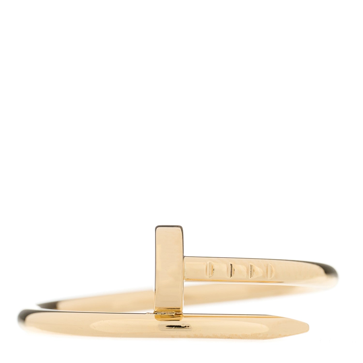 Cartier 18K Yellow Gold Small Juste Un Clou Ring 57 8 1 of 5