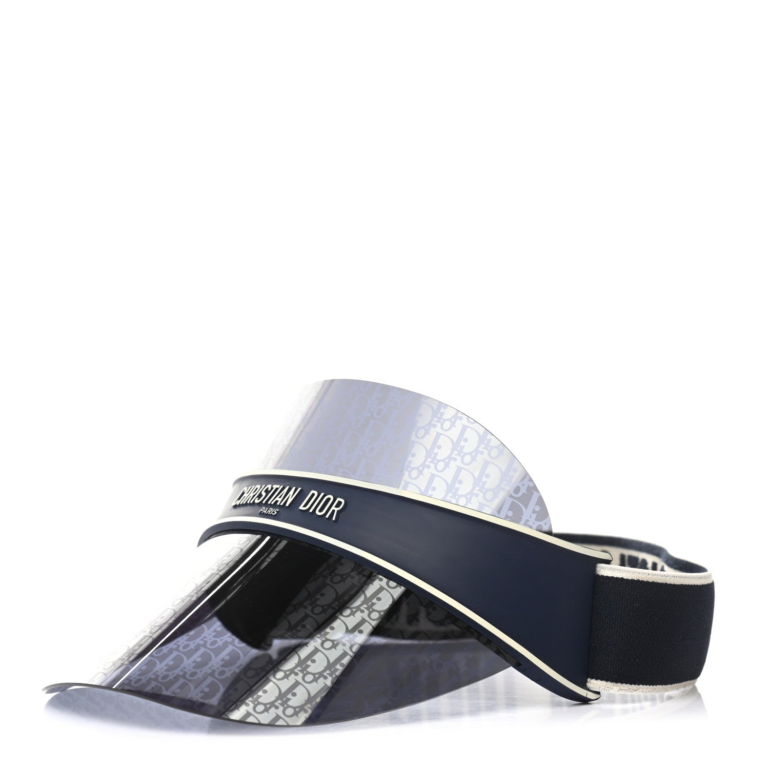 Christian Dior Oblique DiorClub V1U Sun Visor Blue 1 of 8