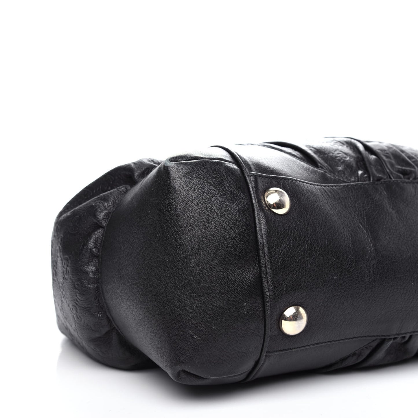 Guccissima Large Full Moon Tote Black