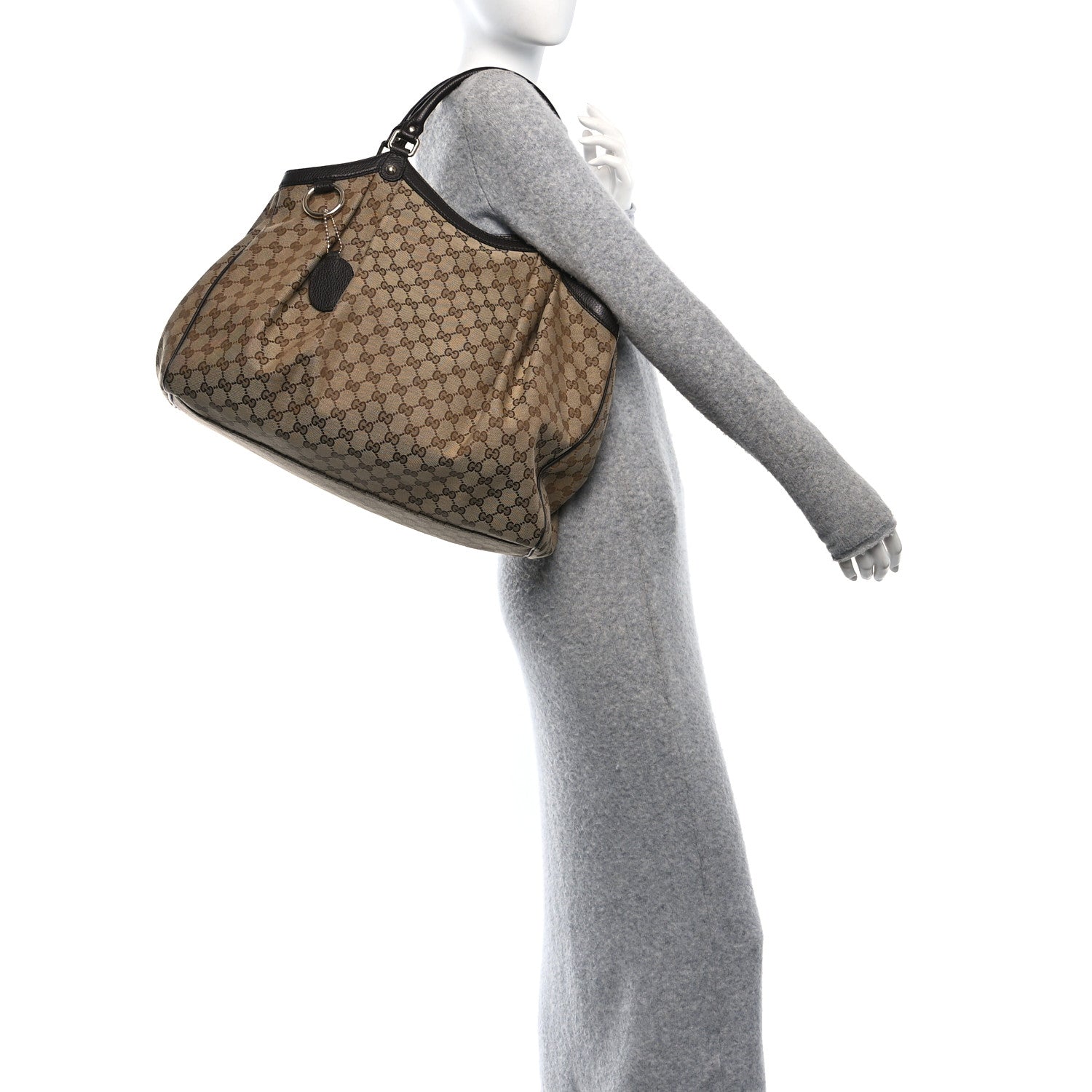 Gucci Monogram Large Sukey Tote Dark Brown 2 of 11