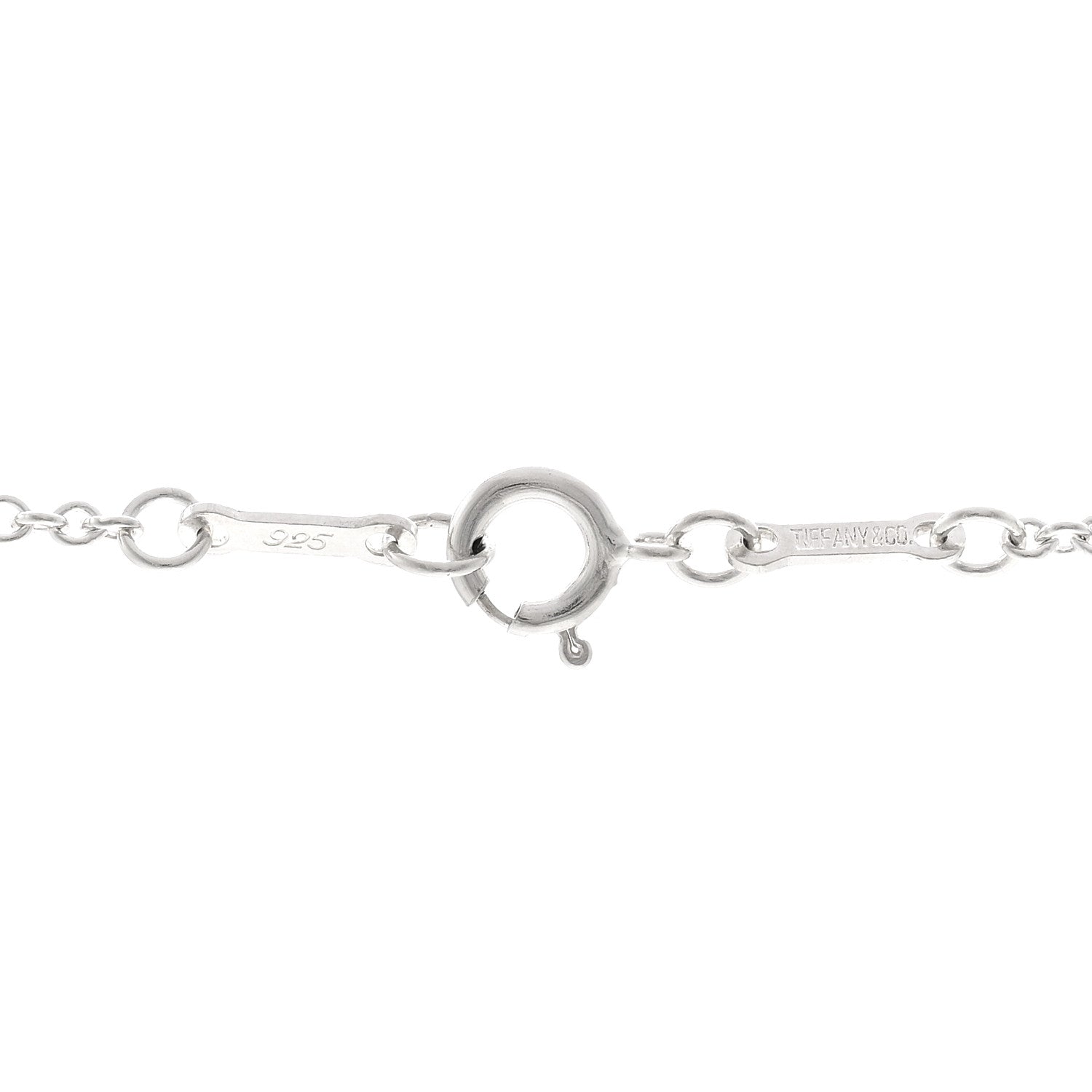 Tiffany Sterling Silver 27mm Elsa Peretti Open Heart Pendant Necklace 4 of 4