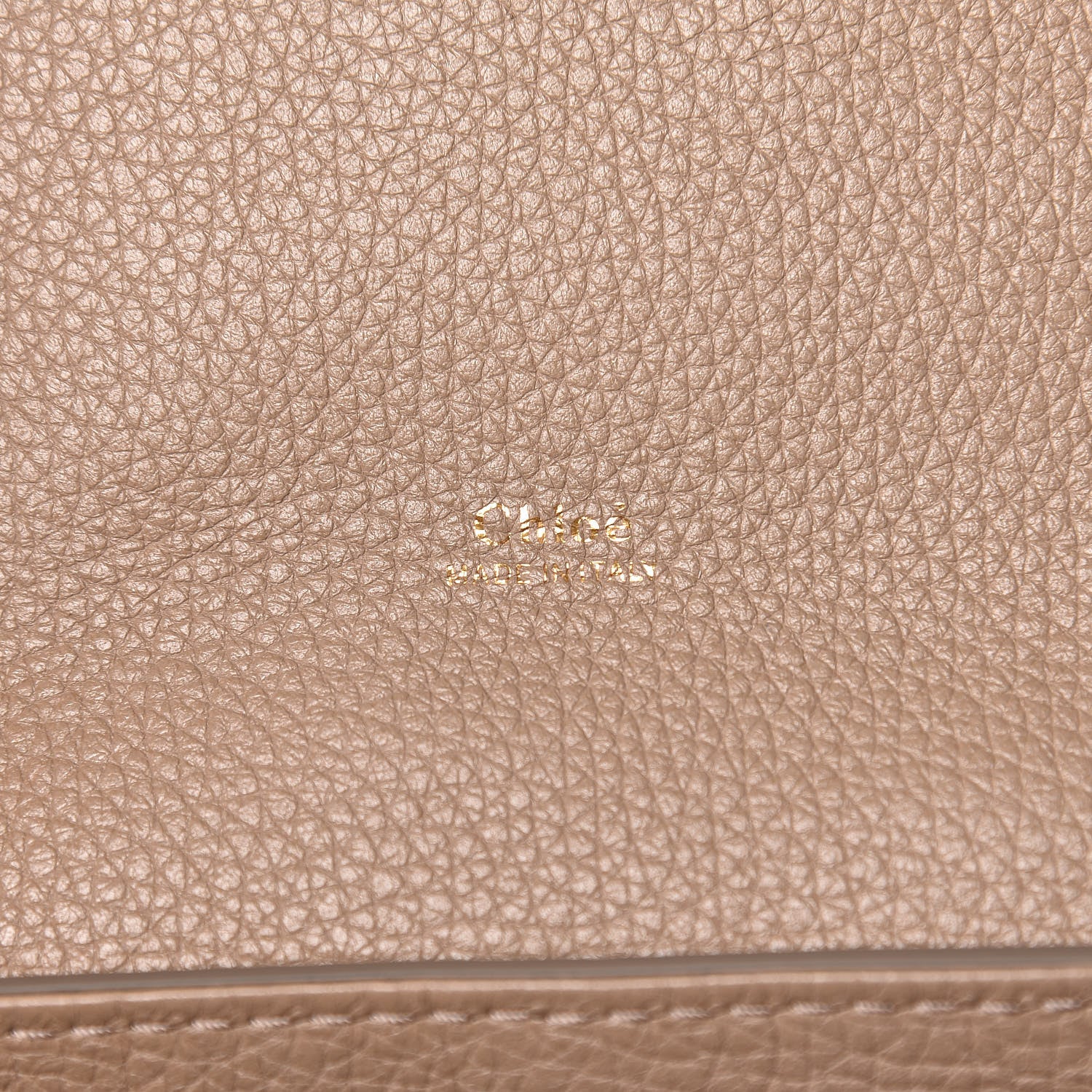 Chloe Shiny Grained Calfskin Medium Aby Day Shoulder Bag Motty Grey 8 of 12
