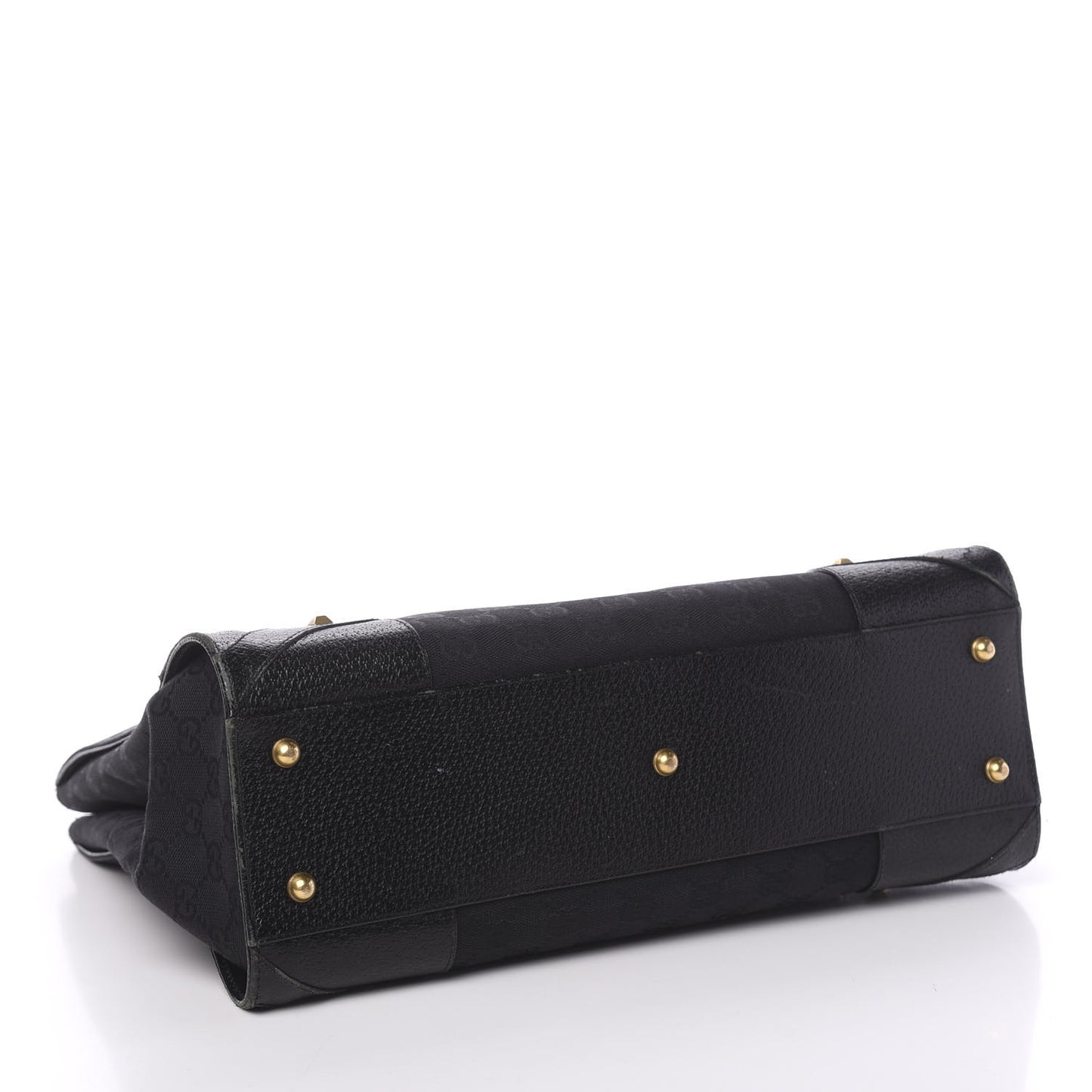 Monogram Medium Tote Black