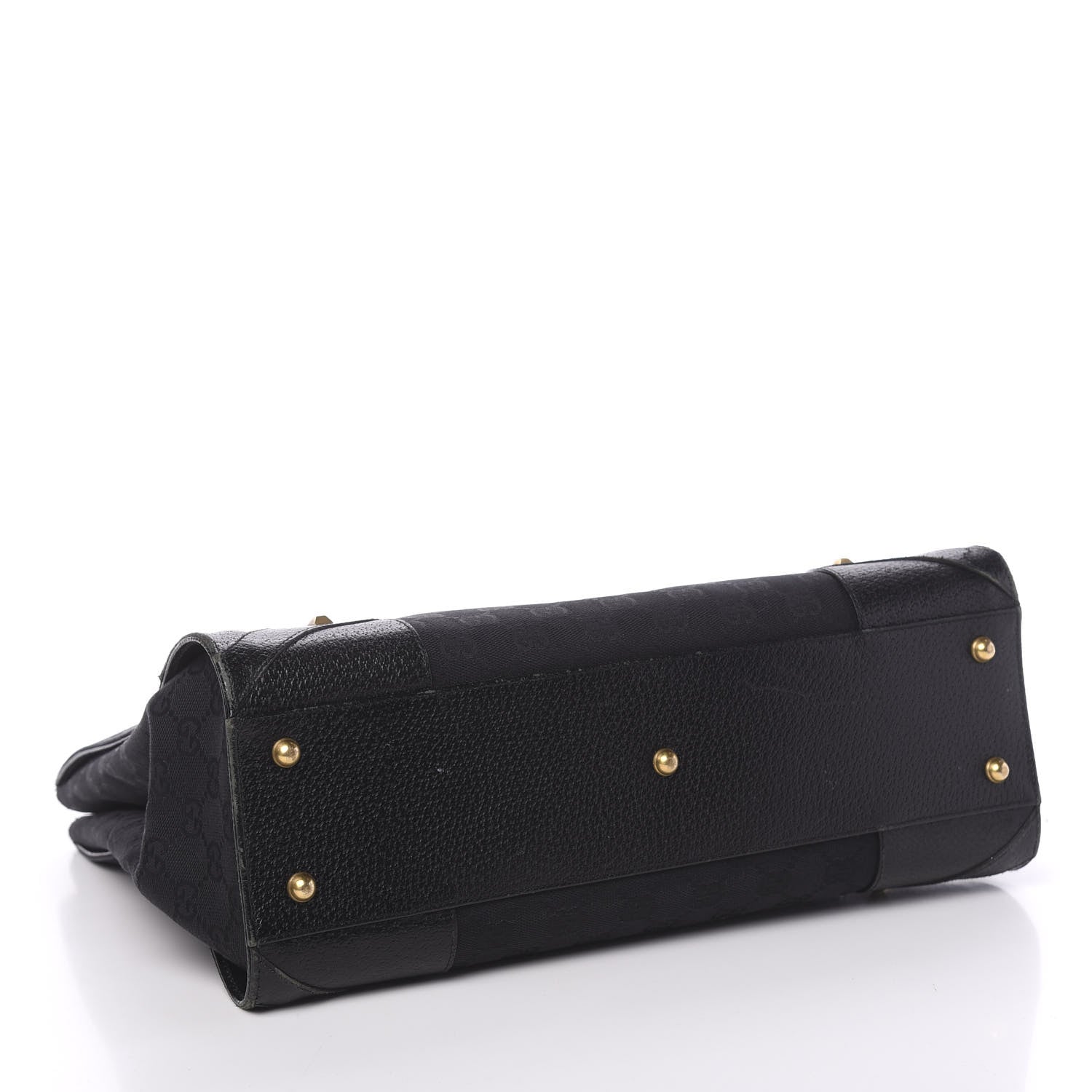 Gucci Monogram Medium Tote Black 4 of 14