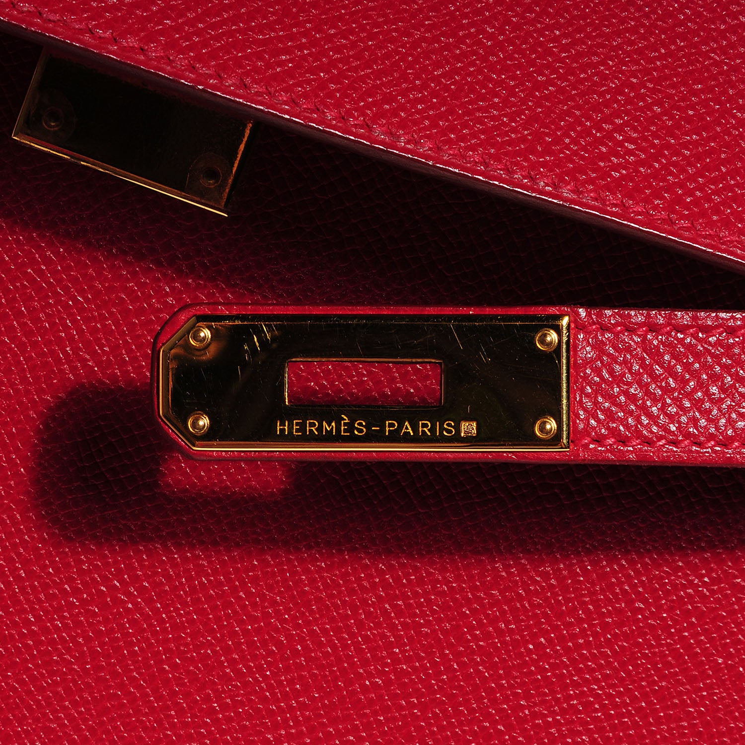 Hermes Courchevel Kelly Sellier 35 Rouge Vif 9 of 22