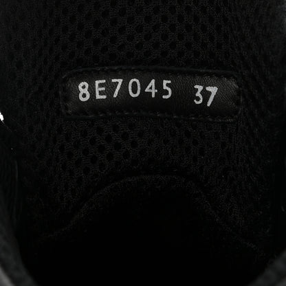 Fendi Nappa Macro FF Embossed High Top Sneakers 37 Black 6 of 9