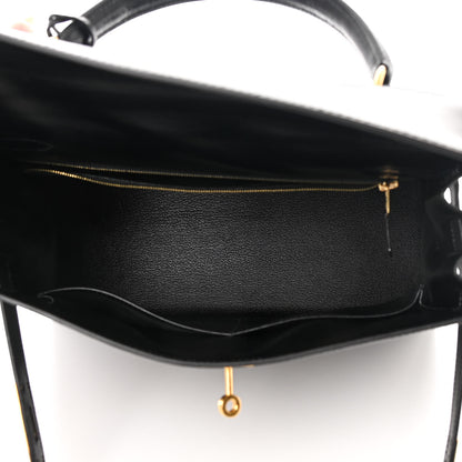 Hermes Box Kelly Sellier 32 Black 5 of 16