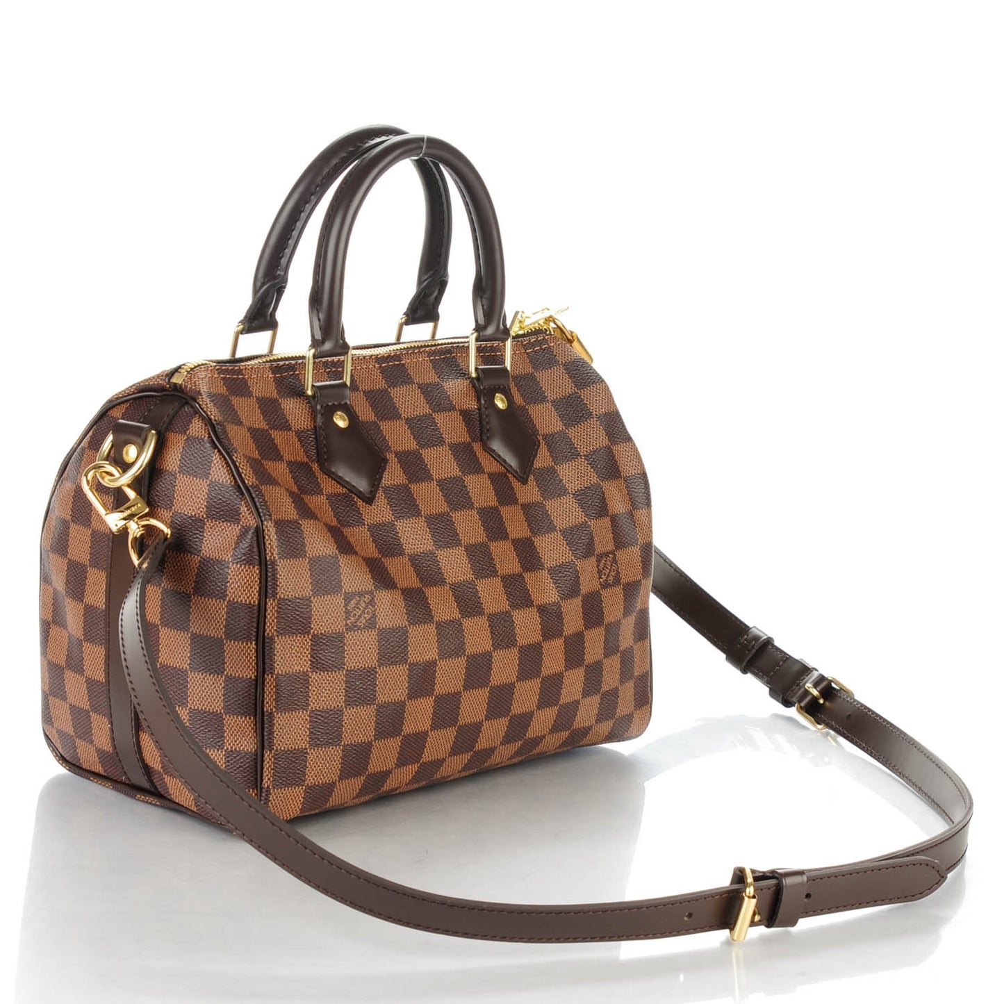 Damier Ebene Speedy Bandouliere 25
